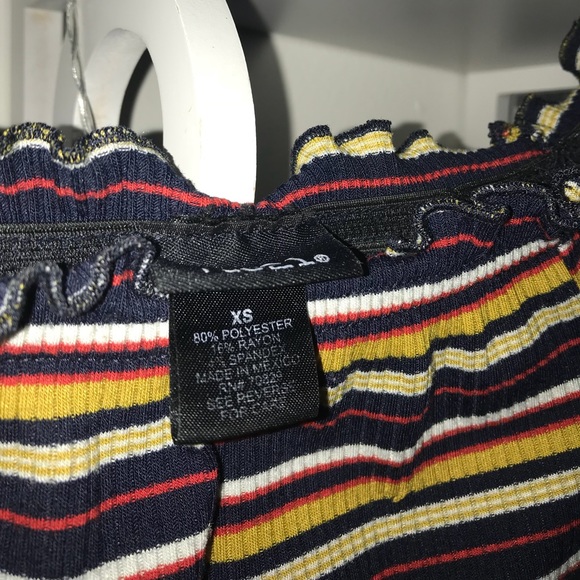 Striped Lettuce Crop Tee - Picture 5 of 7